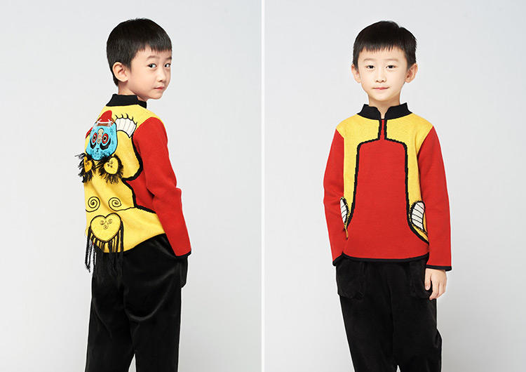 年味十足童装,童装春节创意