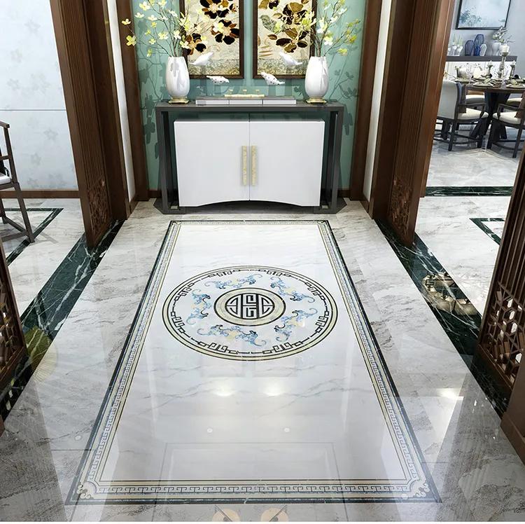 大理石水刀拼花现代,大理石水刀拼花现代风格效果