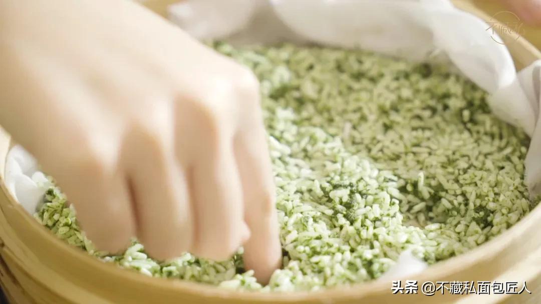 冷藏2天不变硬,柔软到拉丝的绿宝石青团外皮怎么做?