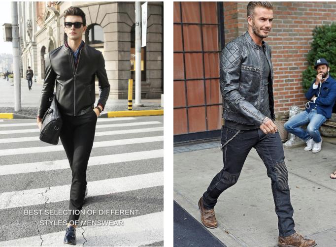 皮衣穿搭男生霸气,皮衣穿什么内搭比较好看