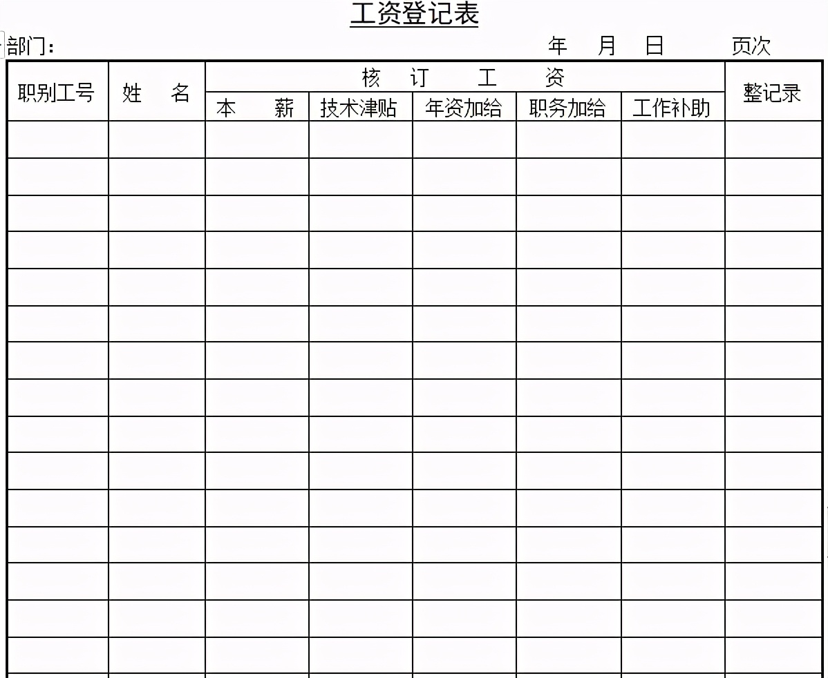 手工做账excel财务表格,财务常用表格大全集