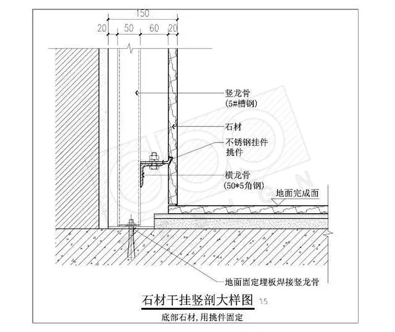 墙面干挂石材破裂修补,外墙干挂石材工艺流程视频教学