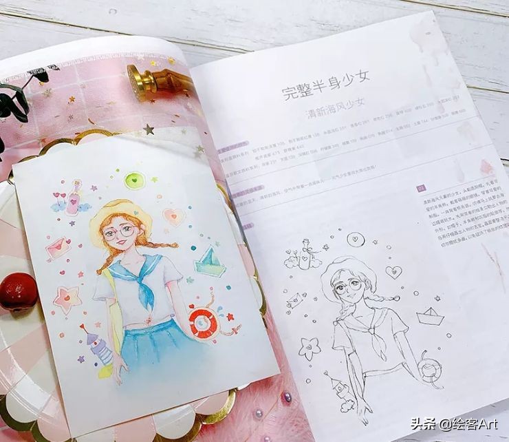 森系童话水彩插画课,水彩童话画图片大全