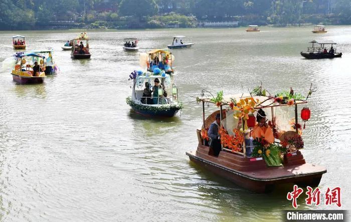 福州菊花展21年还有吗,福州西湖菊花展人山人海