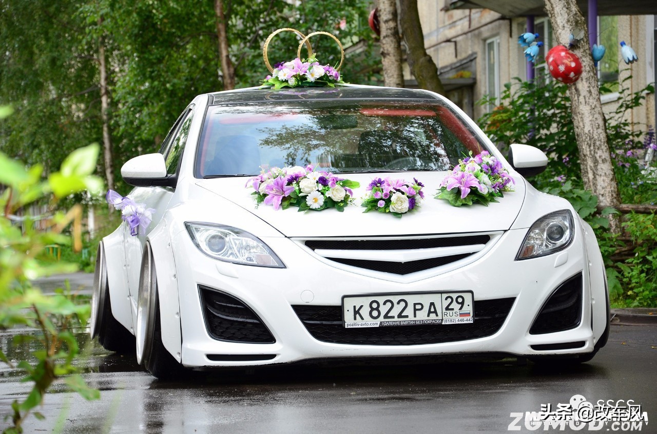 估计战斗名族追求的就是这种夸张效果?马自达6睿翼欣赏