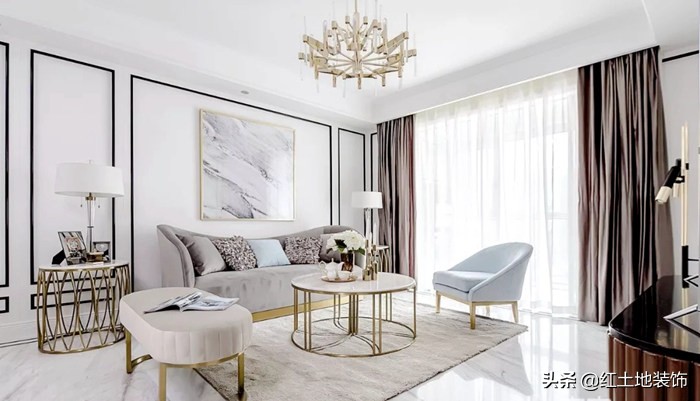 现代简约风装修软装改造,轻奢精装房软装设计