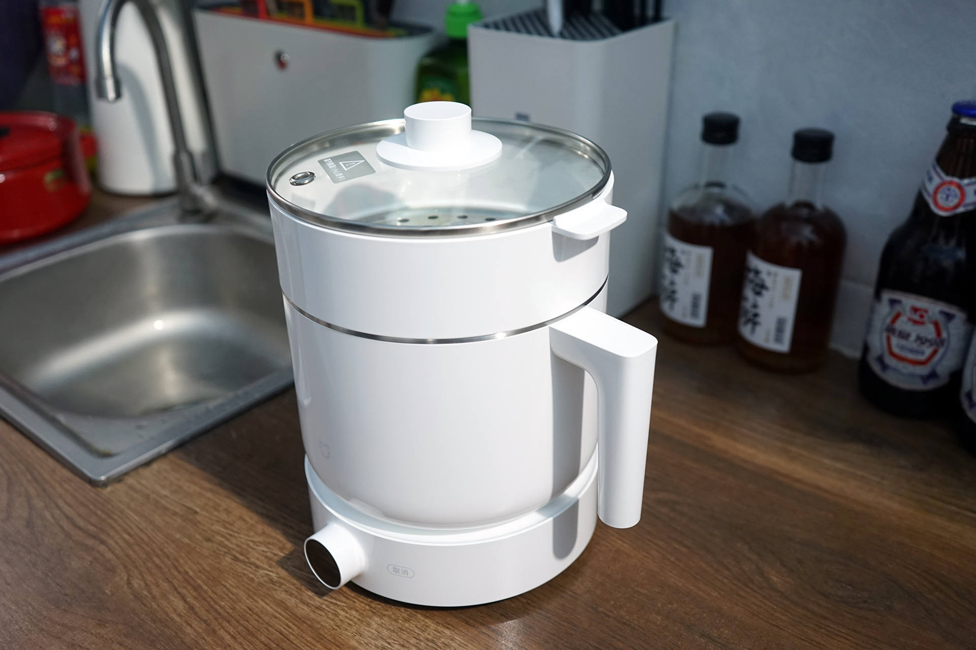 米家智能多功能蒸煮锅做火锅,米家电煮锅多功能蒸煮一体