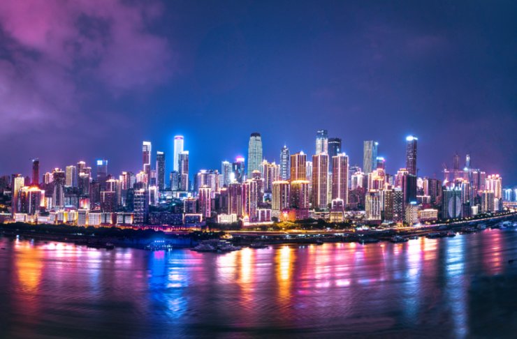 盛乐恒大金融小镇,恒大金融小镇一期鸟瞰图