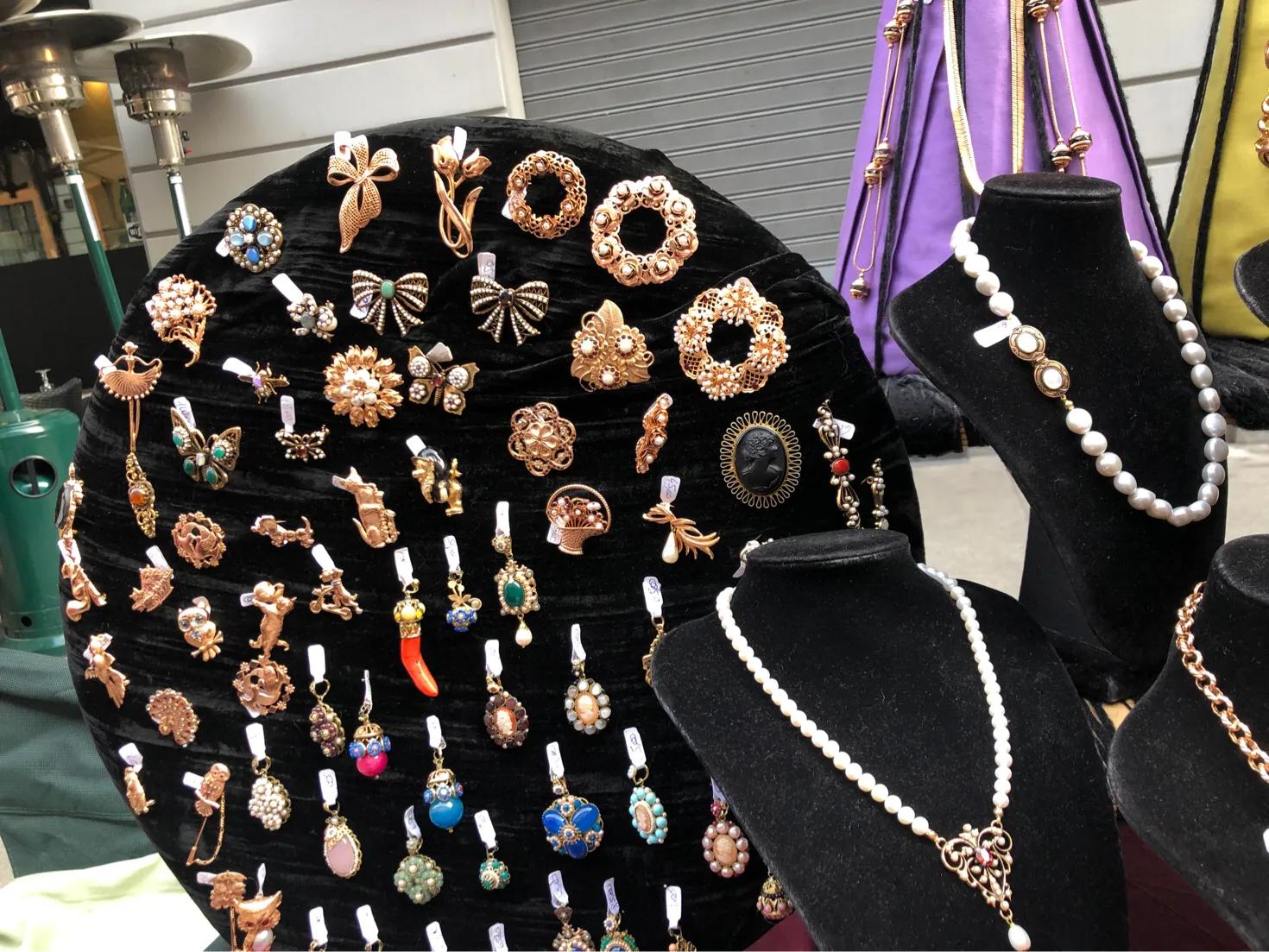 vintage复古首饰,意大利复古风饰品