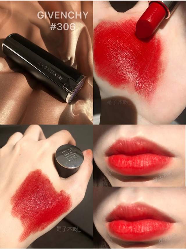 givenchy纪梵希黑色小羊皮口红,givenchy纪梵希小羊皮口红304