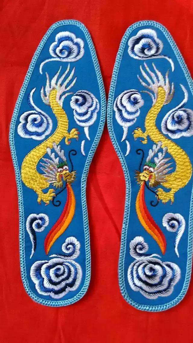 纯手工鞋垫又好学又简单又好看,简单的一针一线纯手工的鞋垫