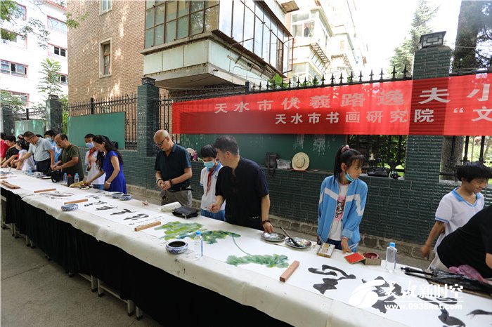 天水市伏羲路逸夫小学春季运动会,天水伏羲路逸夫小学国学进校园