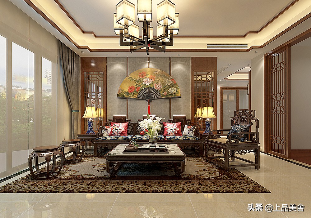 中式风格挂画客厅现代简约高档,2020最火的客厅挂画中式风格