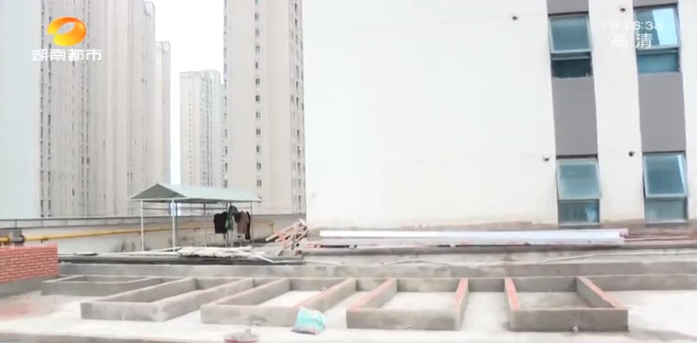 太过分！长沙中交里城：一业主私占公共露台280平，搭建私家花园、菜园