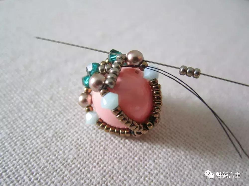 嘉德罗斯耳环怎么做教程,送你一副耳环