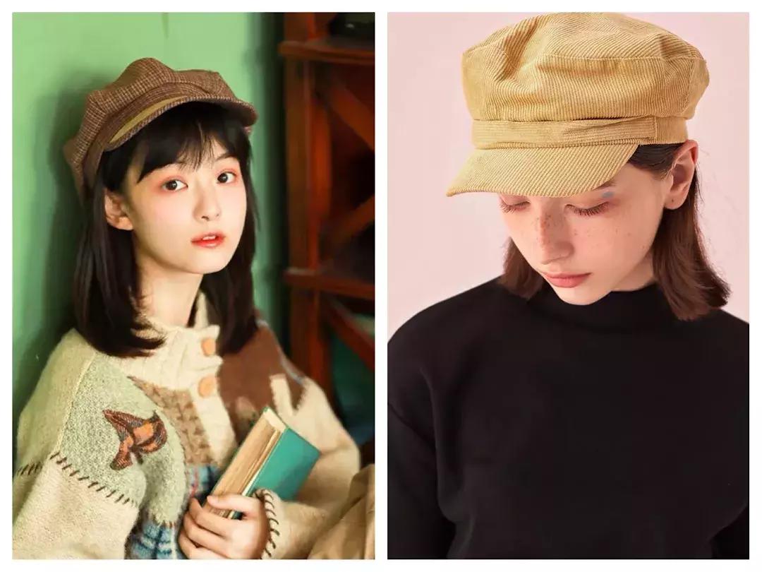 时尚百搭适合方脸的秋季帽子,秋冬最百搭的三款帽子
