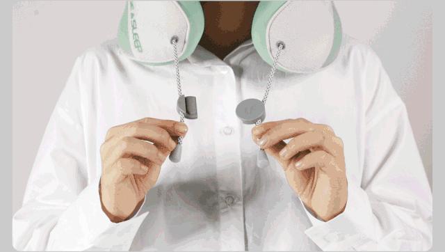 小米有品快速睡眠神器助眠仪,小米ai智能颈椎按摩睡眠枕