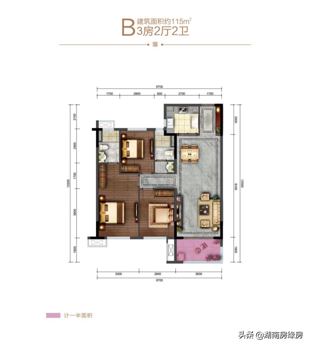 「长沙房产资讯」公园环伺三馆一中心雨花区红星中海珑悦府