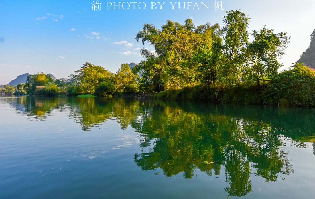 桂林遇龙河竹筏漂流图片,桂林遇龙河漂流多少钱