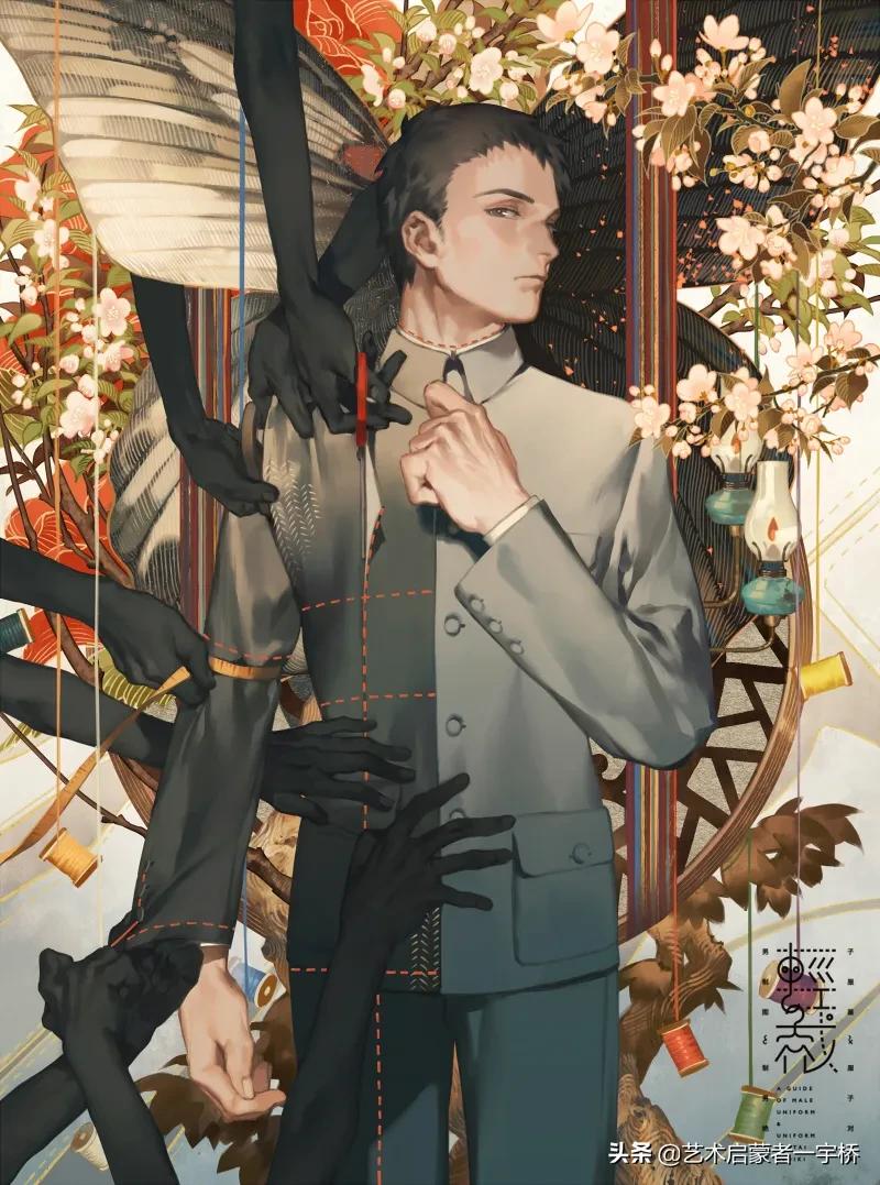 色彩布褶怎么画更好看,绘画教程衣服怎么画新手必看