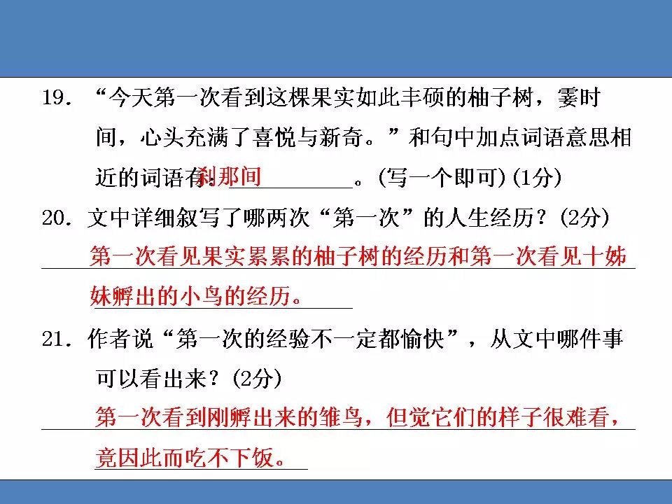 2019年语文期末试卷答案三年级,部编版语文1-6年级上册期末测试卷