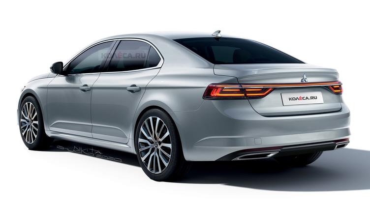 全新三菱戈蓝图片,三菱全新戈蓝渲染图曝光