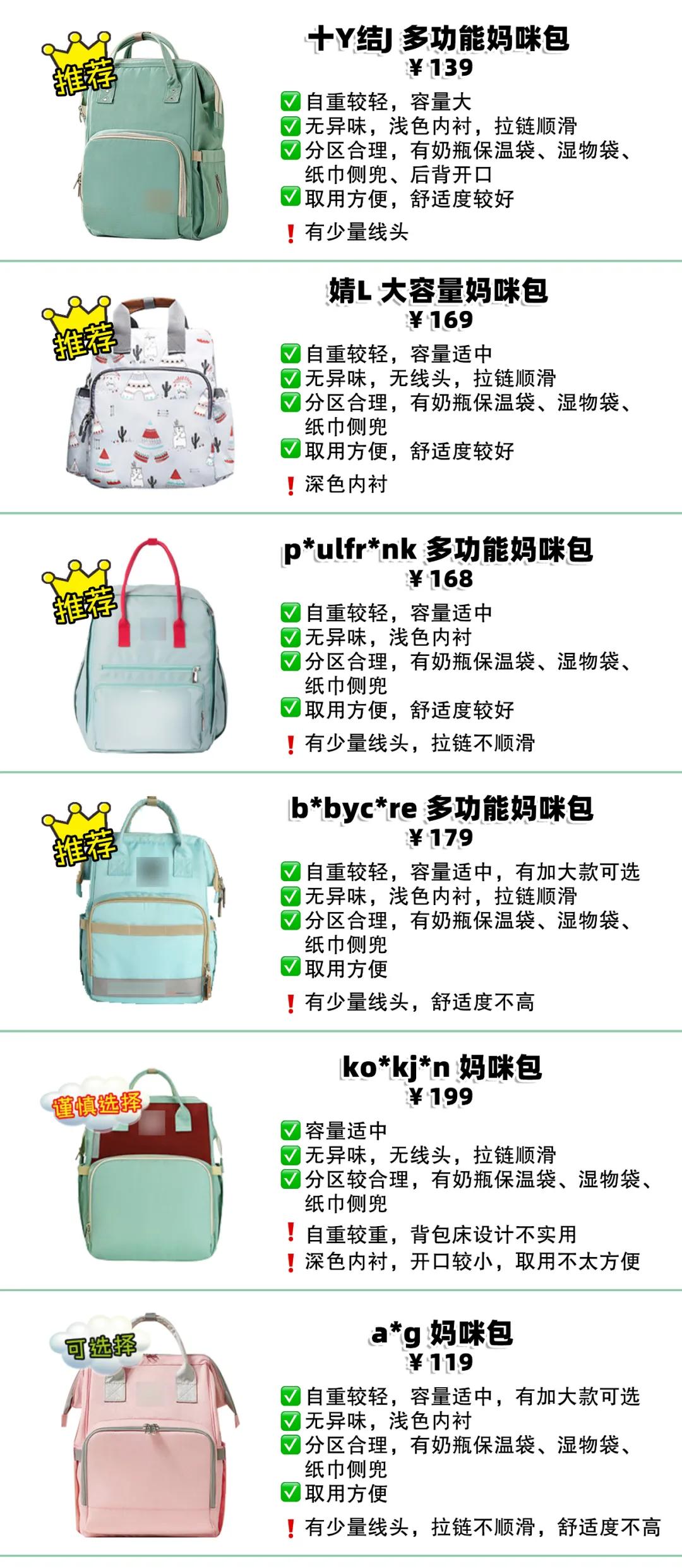 好看实用妈咪包推荐,妈咪包平价推荐测评