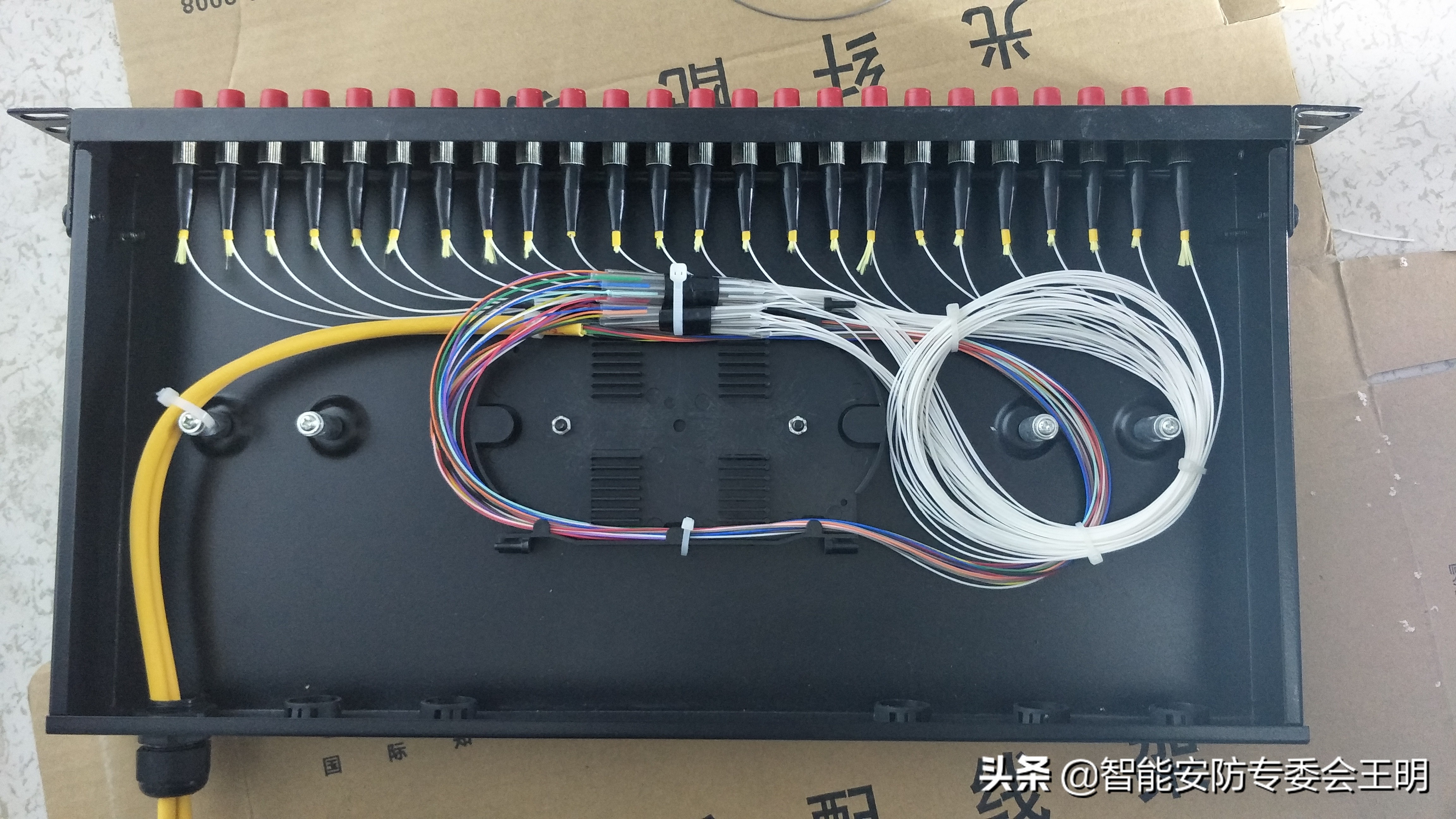 新型光纤熔接施工案例,风电场光纤熔接图纸