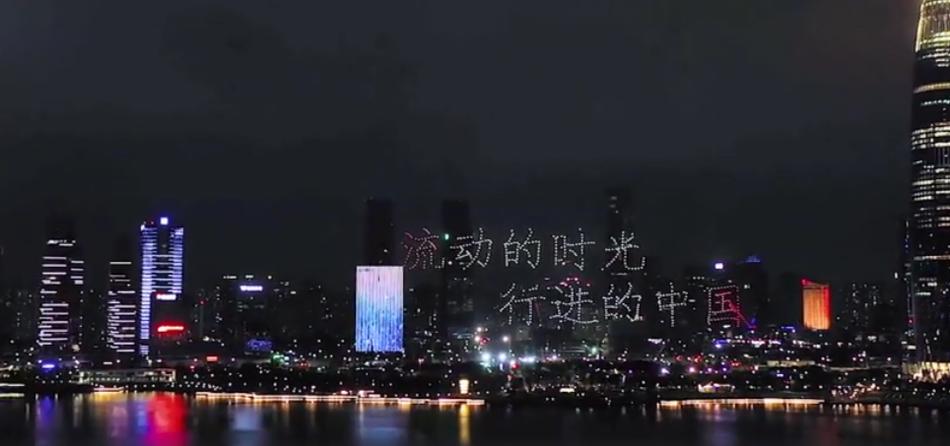 航拍深圳湾夜景,香港深圳夜景航拍震撼全景
