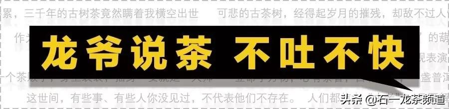 庚子乱弹：普洱茶谎言的局中局