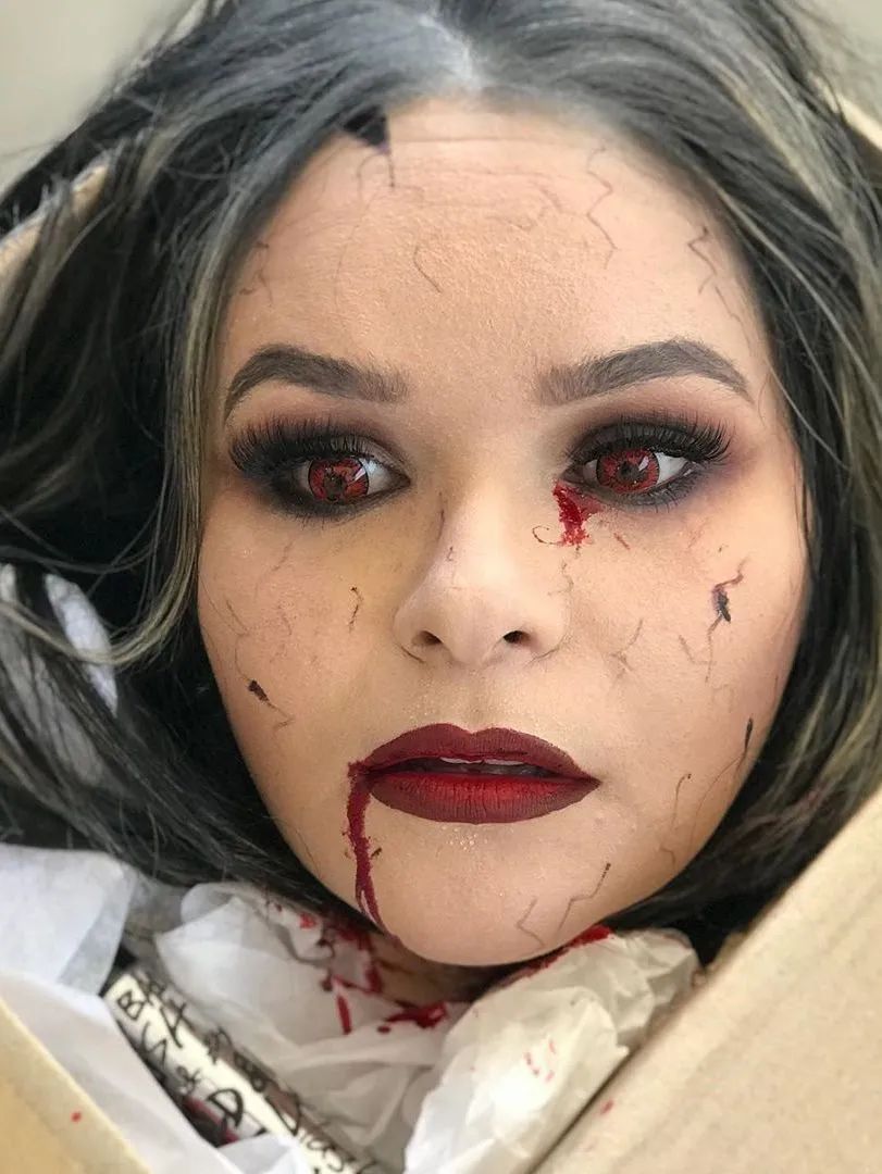 美妆博主万圣节妆容,国外美妆博主万圣节