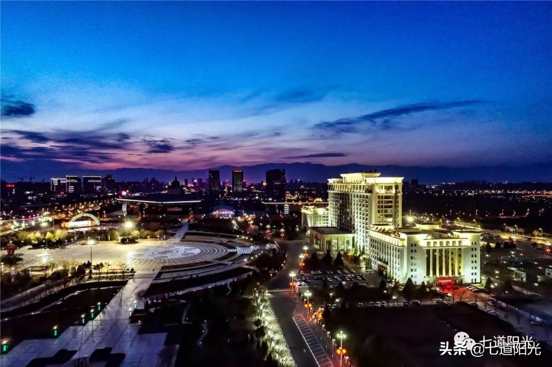 实拍银川的街景,银川市实景
