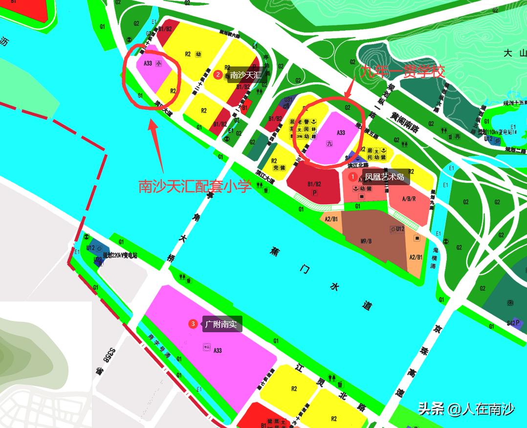 广州南沙区2024新开的小学,南沙各小区对应的学校