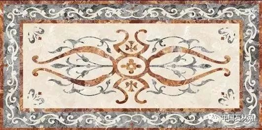 卫生间花洒水刀拼花效果图,高清水刀拼花图片