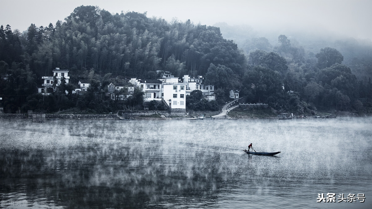 富春江一线江景,杭州钱塘江富春江
