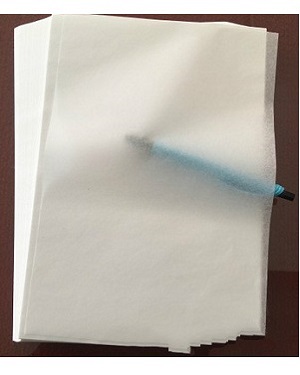 书法问题提问,宣纸写毛笔洇墨怎么处理