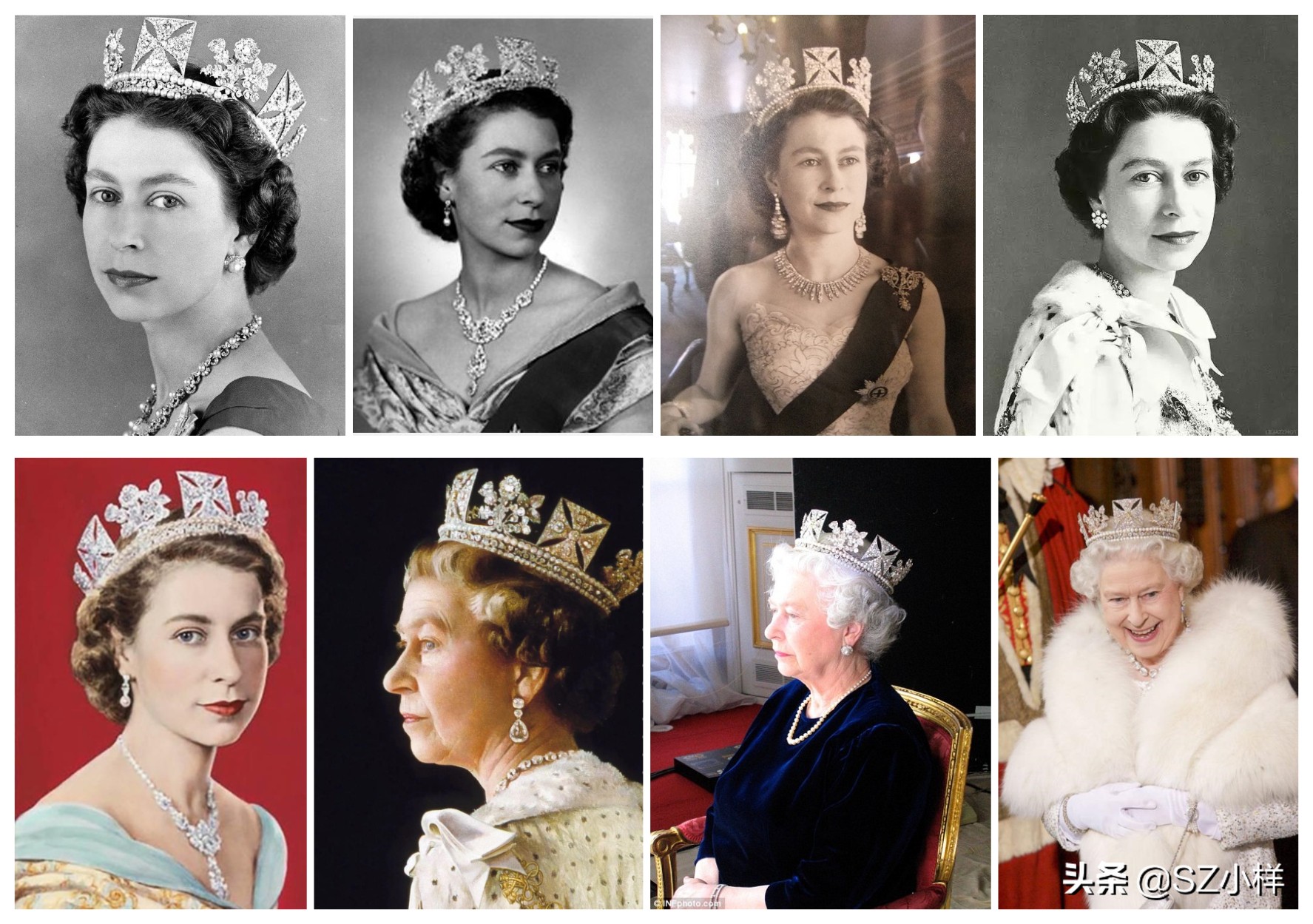 英国女王多奢侈,英国女王佩戴珠宝来源图