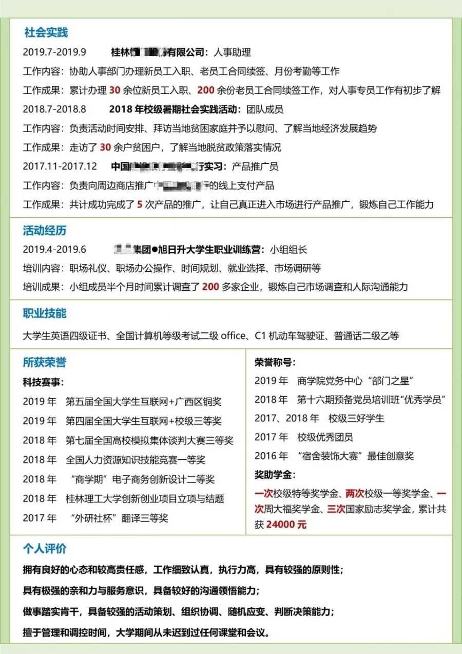 分享干货手把手教你写优秀简历,简历大赛该怎样制作简历更合适