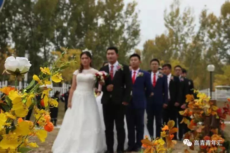 淄博高青婚礼红旗车队,高青国井南苑婚礼