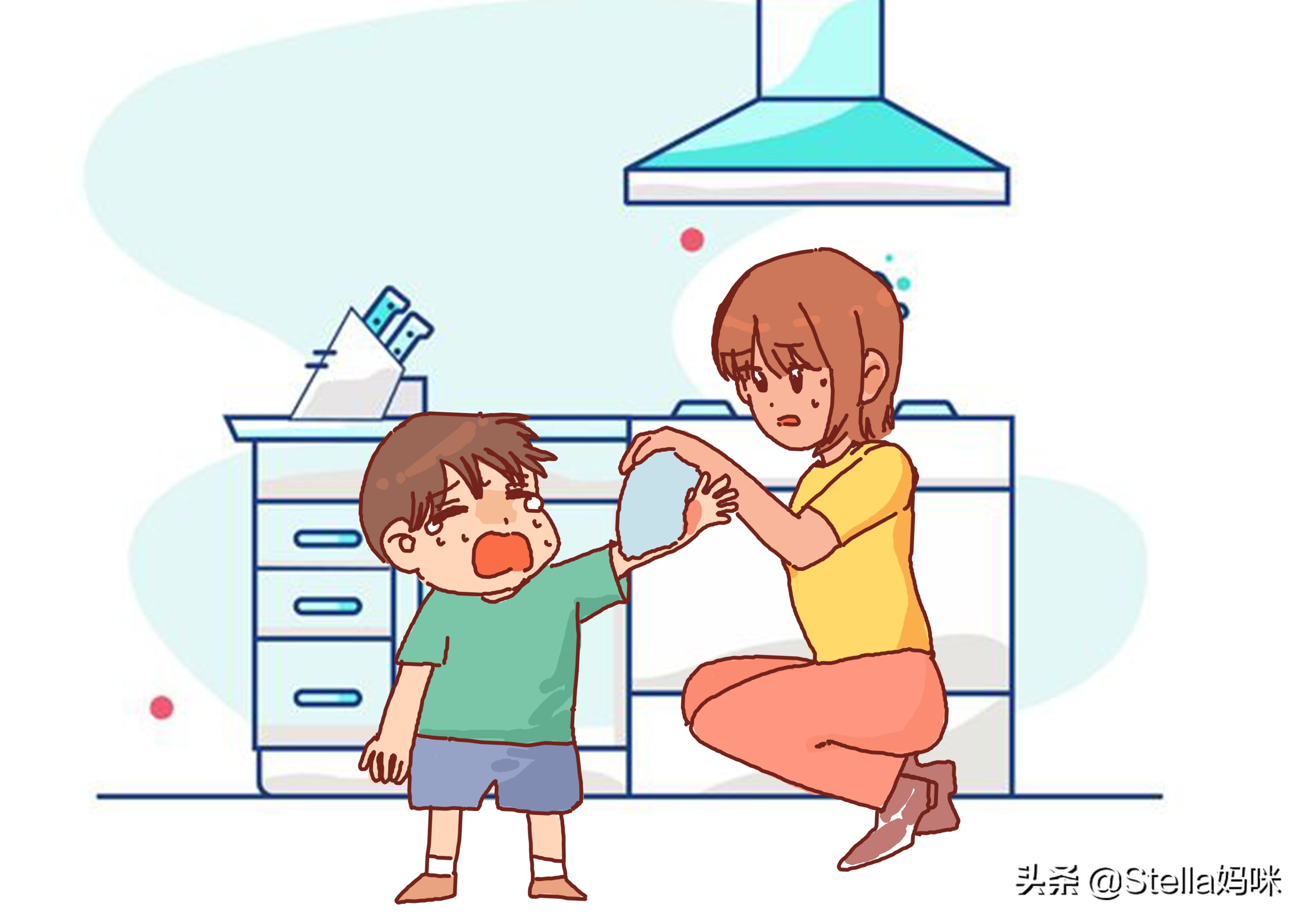 小孩烫伤之后应及时采取什么措施,小孩烫伤要不要挂水