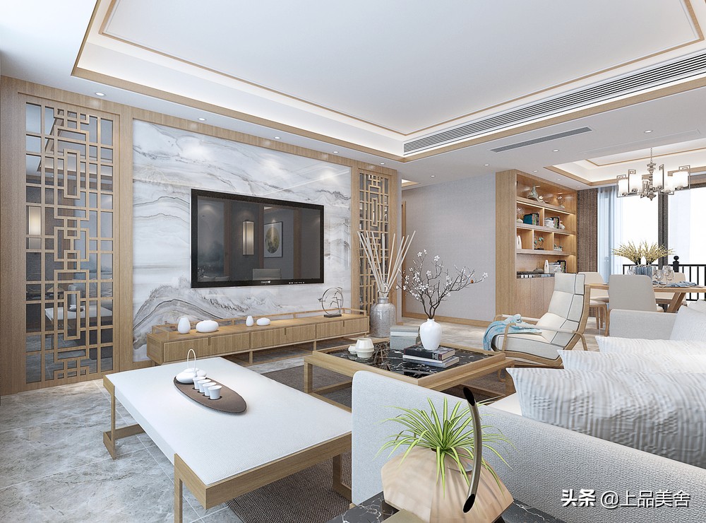 碧桂园146中式装修案例,中式装修146平方