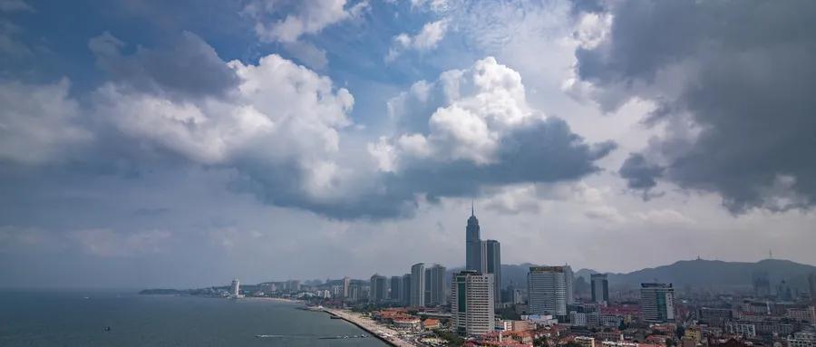 没有天际线的海,城市天际线烟台