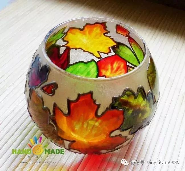 创意diy手工制作玻璃瓶彩绘,玻璃瓶彩绘手工