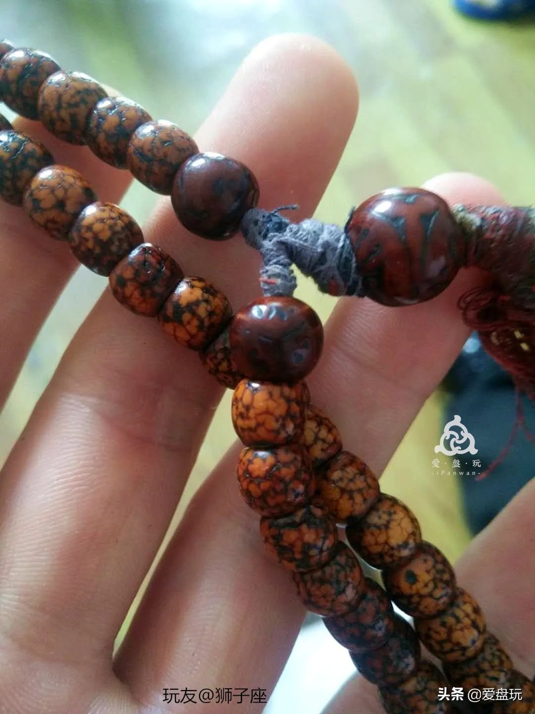 奶奶盘了30年的菩提手串,盘了40年菩提根手串