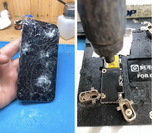 苹果8的主板和8p的主板,苹果8p主板变形换新主板