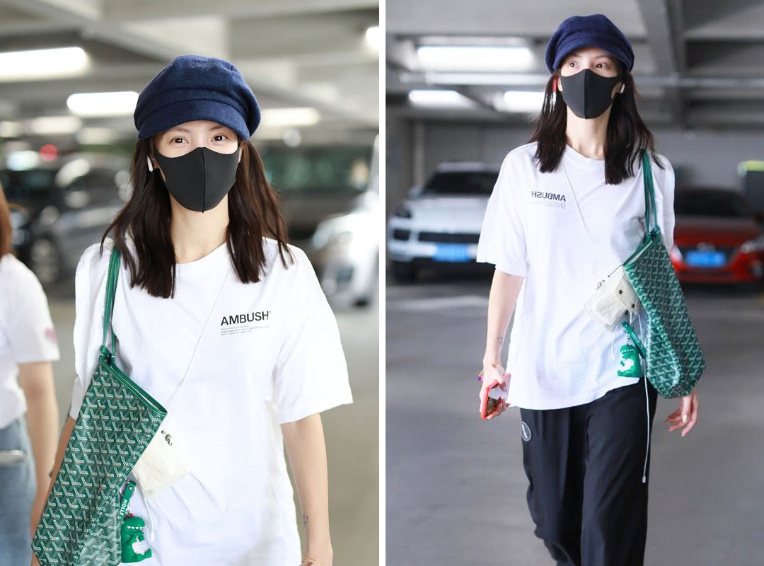 金晨背过哪款lv包包,金晨代言prada美特斯邦威既视感