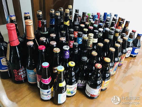 收藏100瓶酒,收藏的啤酒