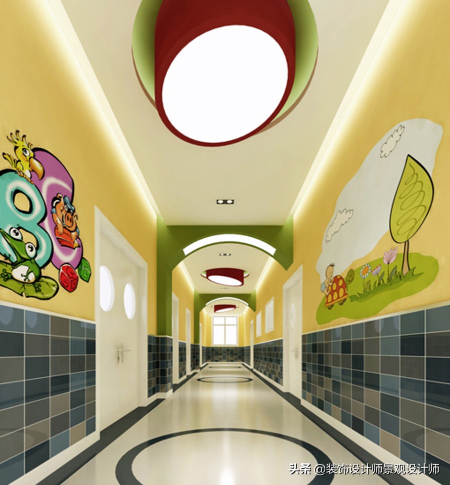 幼儿园课桌椅,幼儿园设计案例效果图