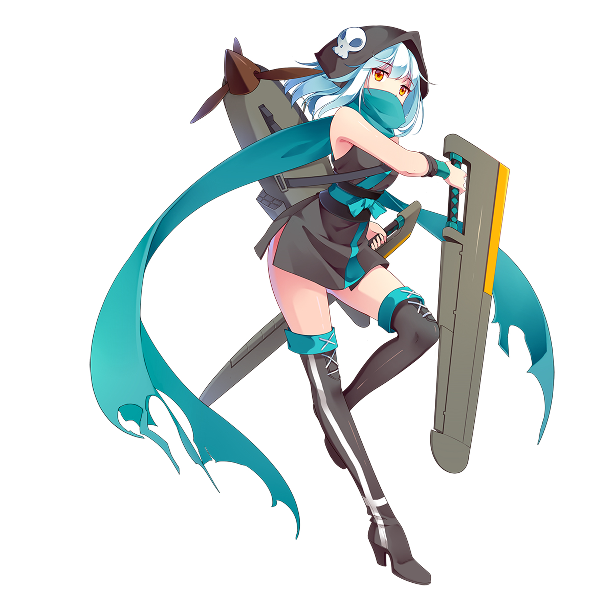 《苍穹战线》超过百种萌点各异的机娘，精美立绘原画插画卡牌欣赏