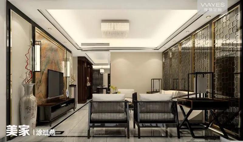 客厅装修设计高级感图文,挑空客厅十字圆顶装修效果图